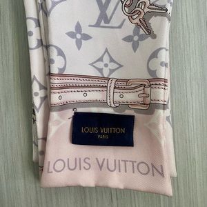 Louis Vuitton Rose Ballerine Pink Monogram Twilly